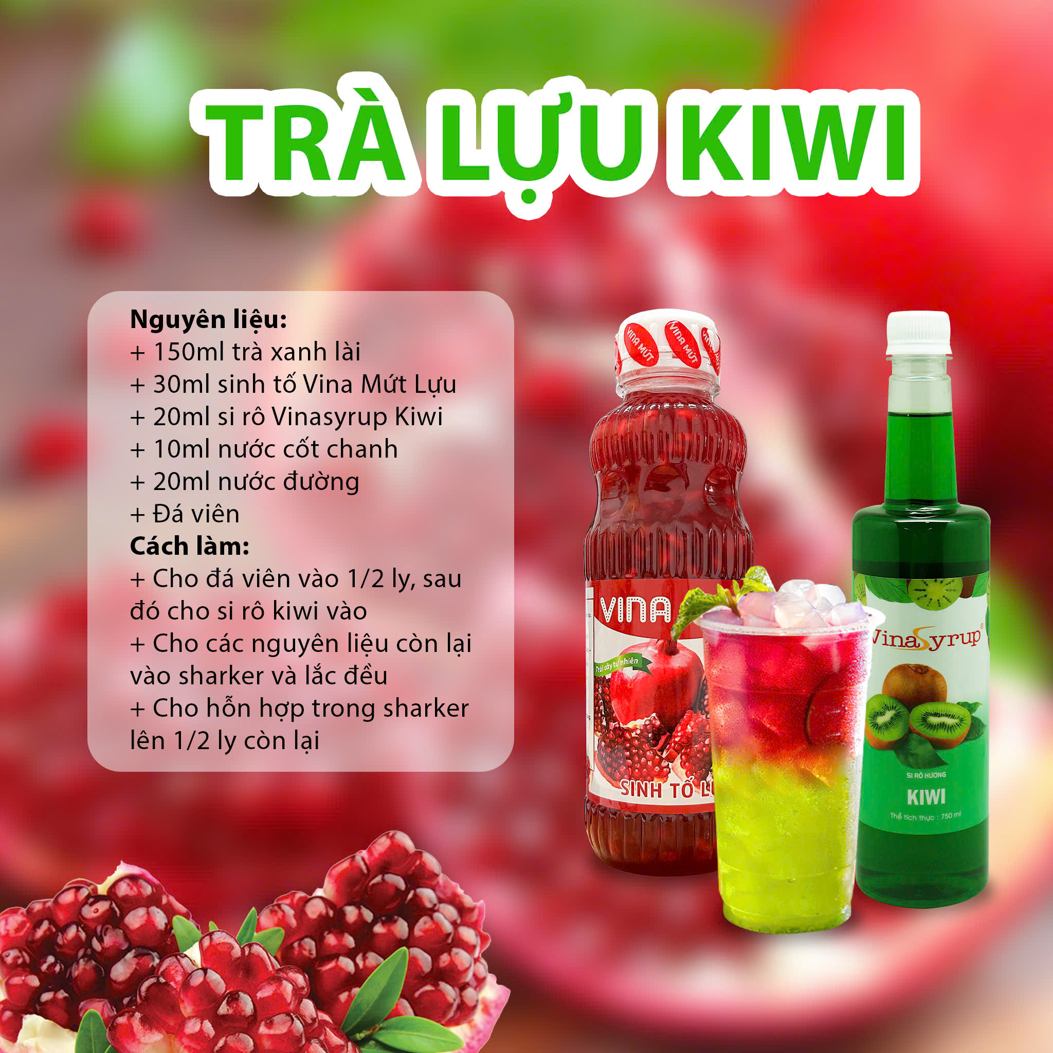 Trà Lựu Kiwi